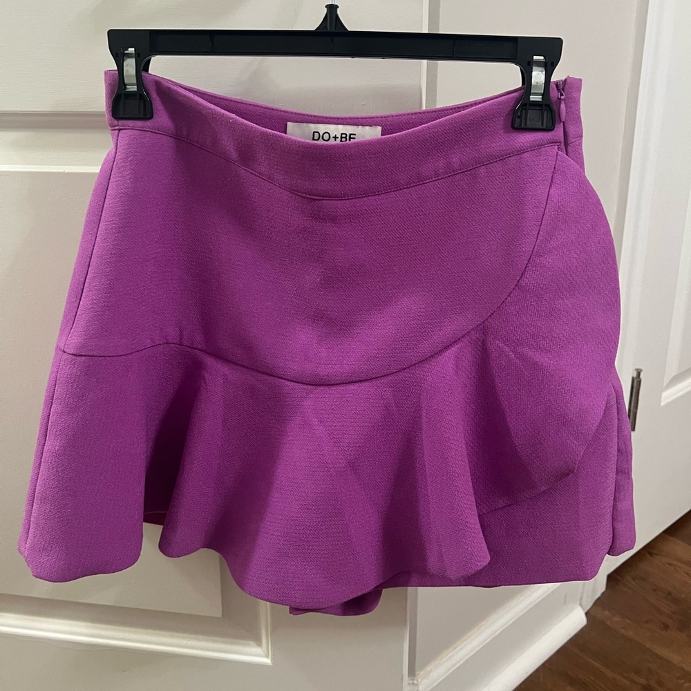 Do+Be Purple Ruffle Skort